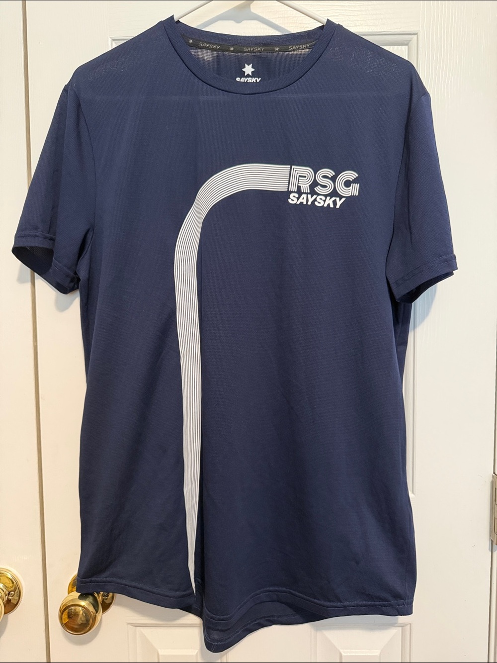 SAYSKY Men's Navy RSG Graphic Short Sleeve Tee